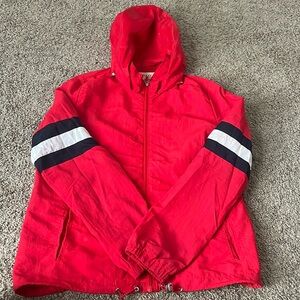 Red vibrant jacket